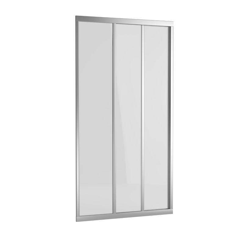 Drzwi prysznicowe Ravak Supernova ASDP3 90 trzyczęściowe szkło transparent satyna 1 szt