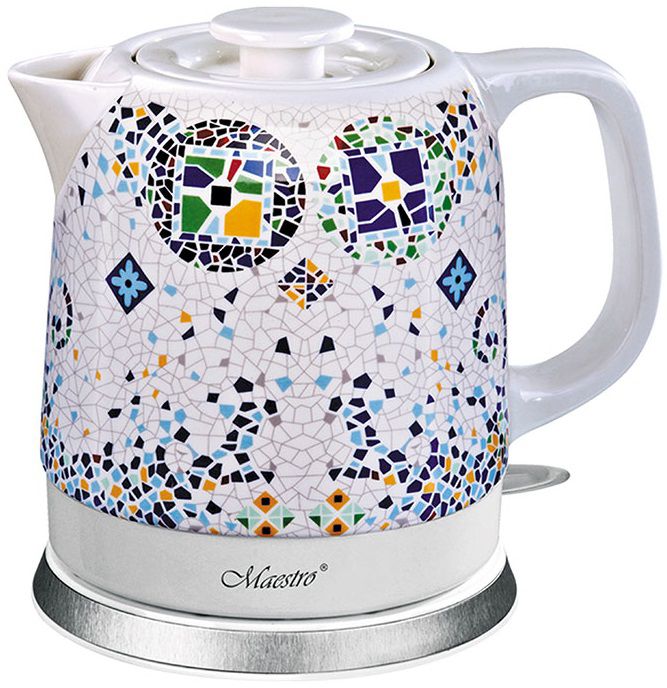 Ceramiczny czajnik elektryczny Mosaic 1,5l 1200W Maestro mr-068 1 szt.
