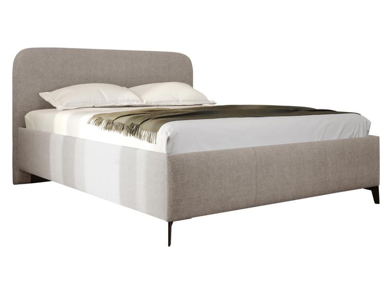 Łóżko tapicerowane MIRJAN 24 z pojemnikiem na pościel Holly 180x200 cappuccino 1 szt.