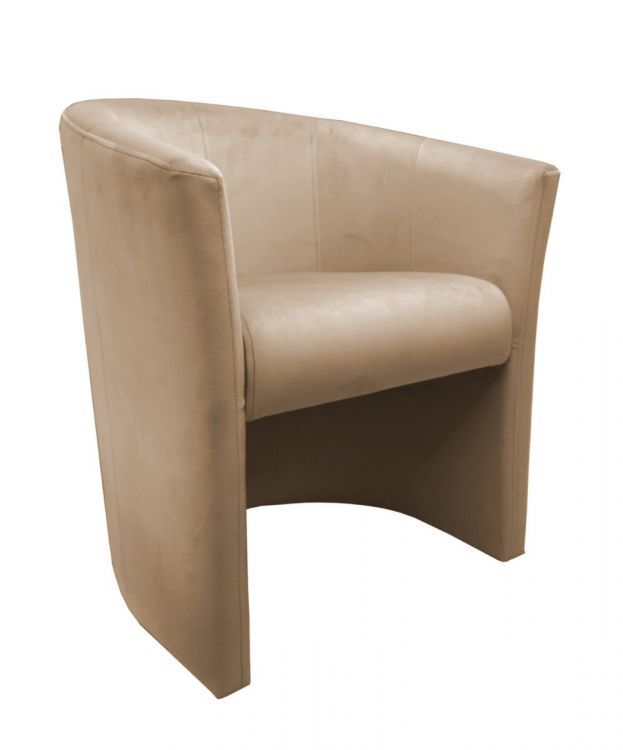 Fotel MAROS VELVET beżowy ATOS 1 szt.