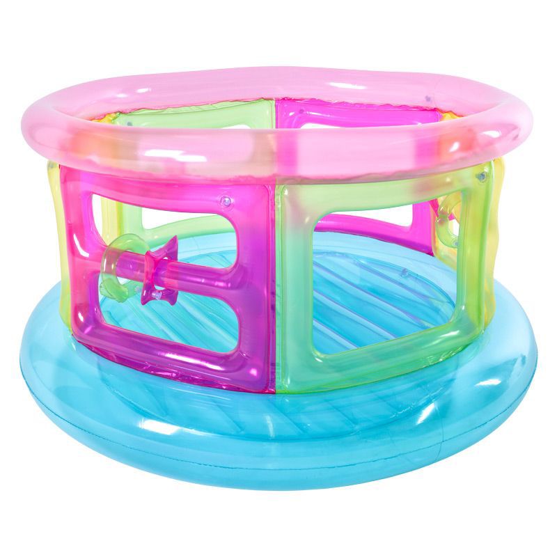 Trampolina Mirpol dmuchana dla dzieci kolorowa 1 szt.