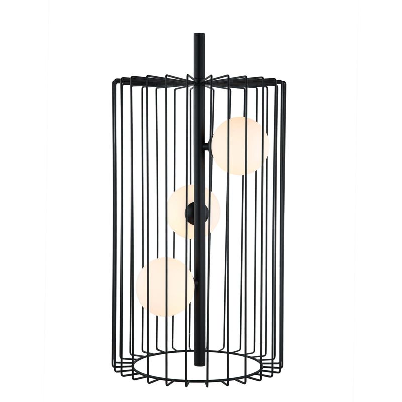 Lampka stołowa Italux Hayden czarno-biała 3 x G9 x 25W IP20 wym: 56 x 31 x 31 cm metal - 1 szt.