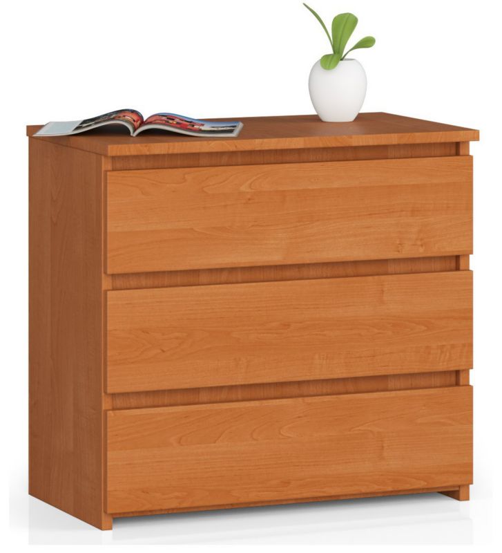 Szafka nocna Akord CL3 Olcha 60 cm 3 szuflady kolor Olcha mat 60x35x57 cm 1 szt.