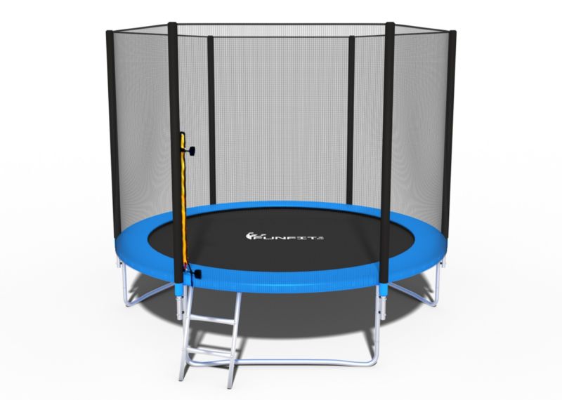 Trampolina ogrodowa FUNFIT GYM&FITNESS 252 cm 8 ft z siatką zewnętrzną 1 szt.