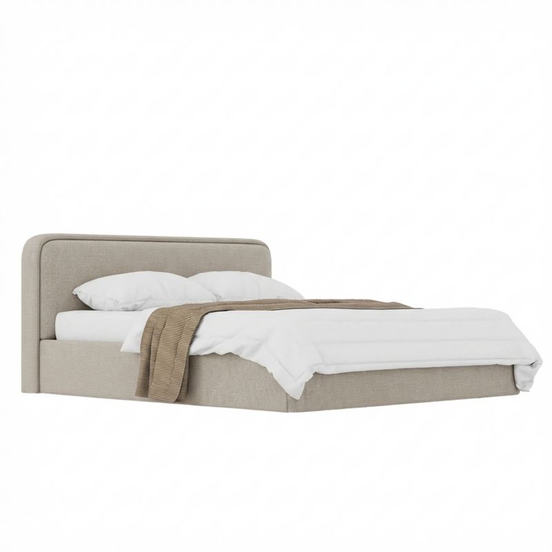 Łóżko Tapicerowane GRAND 140x200 Stelaż Pojemnik Na Pościel Wind 11 1 szt.