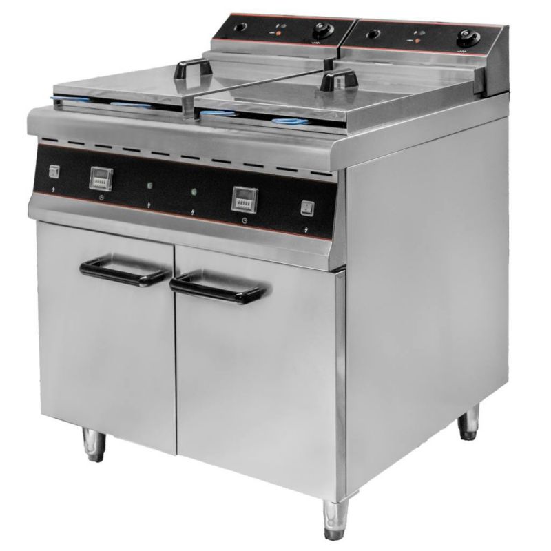 Frytownica Mega-M UC frytkownica gastronomiczna elektryczna dwukomorowa z szafką 2x26l 400V 1szt.