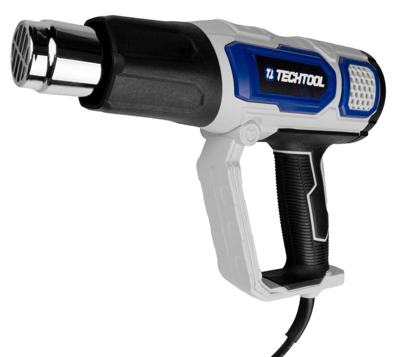 Opalarka elektryczna TECHTOOL 2000W zestaw dysz ekran LCD 60-600 stopni 1 kpl.