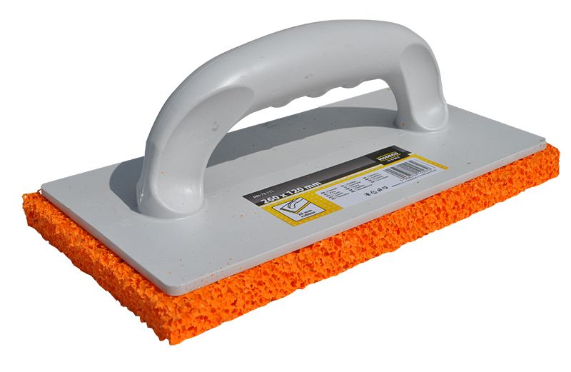 Paca z tworzywa z gąbką gumową grubą Home Tools 20x120x260 mm orange - etykieta - 1 szt.