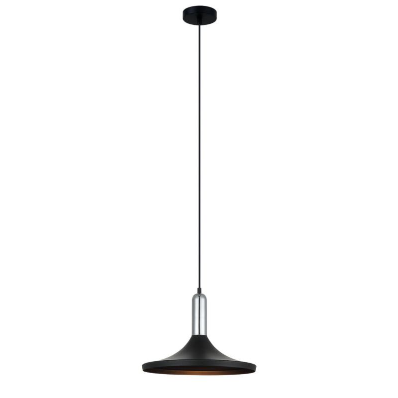 Lampa wisząca Italux Lusty 1773 czarna nowoczesna 1xE27 x 60W 1 szt.
