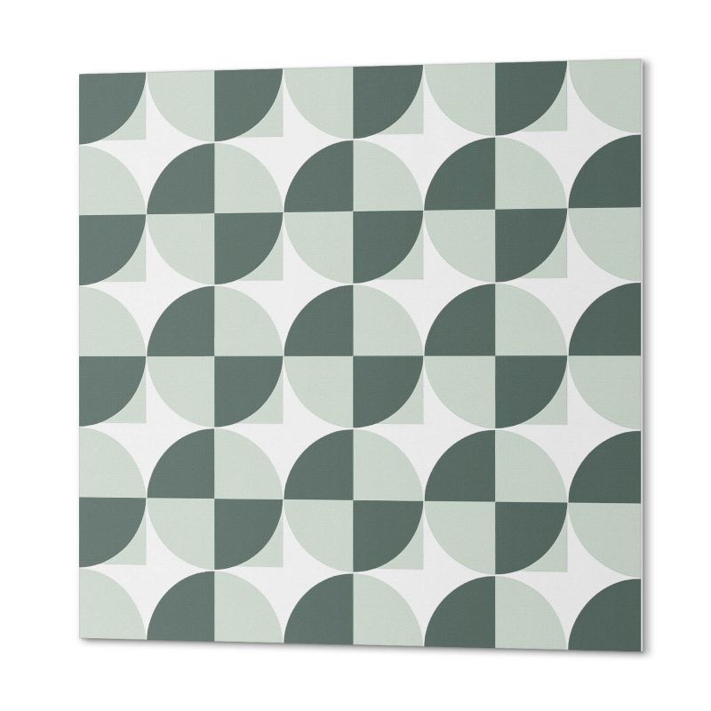 Płytki Winylowe ArtPrintCave 50x50 cm Geometria okręgów i kwadratów 4 szt.