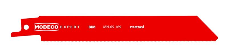 Brzeszczoty do piły szablowej Modeco Expert metal 150 mm ząb 1 mm - zawieszka papierowa - 3 szt.