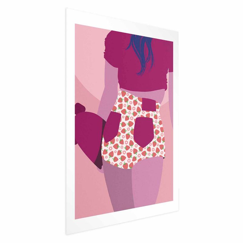 Plakat Artgeist Spodenki w truskawki 21x30 cm bez ramy 1 szt