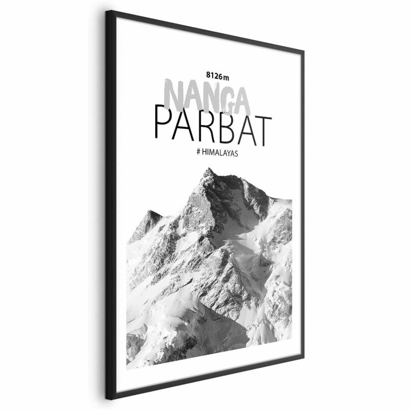 Plakat Artgeist Nanga Parbat 21x30 cm z ramą czarną 1 szt