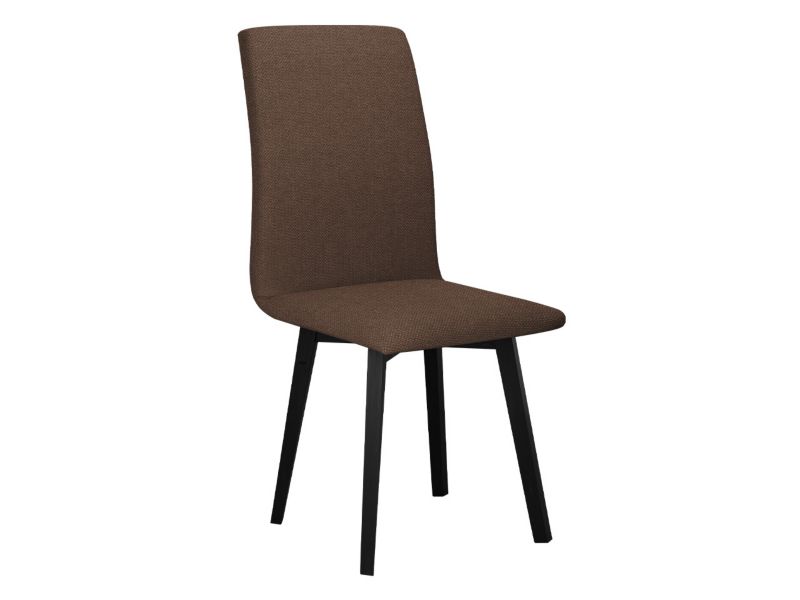 Krzesło MIRJAN 24 Luna 2 czarny + brązowa welwetowa plecionka 1 szt.