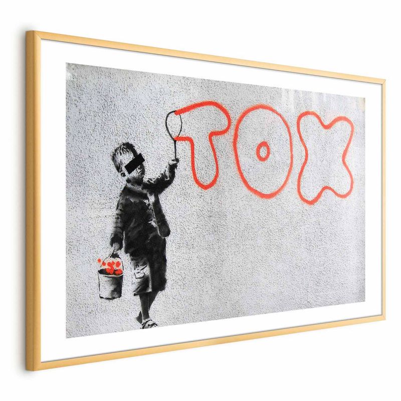 Plakat Artgeist Toksyczny 30x21 cm z ramą złotą 1 szt