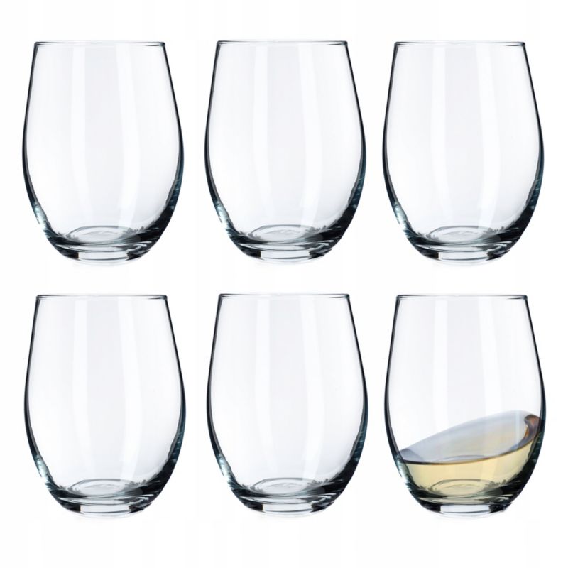 Szklanki KADAX Zestaw Do Drinków Napojów Sok Szklanka 580ml Komplet Szklanek 6 szt.