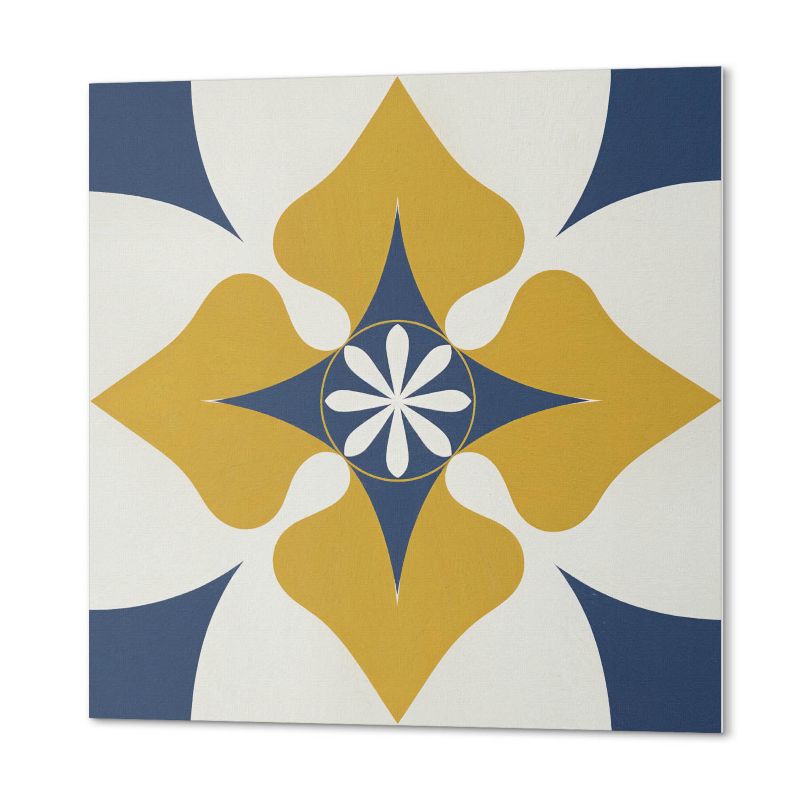 Winylowe Kafelki Samoprzylepne ArtPrintCave 20x20 cm Kwiatowy wzór z symetrią 20 szt.