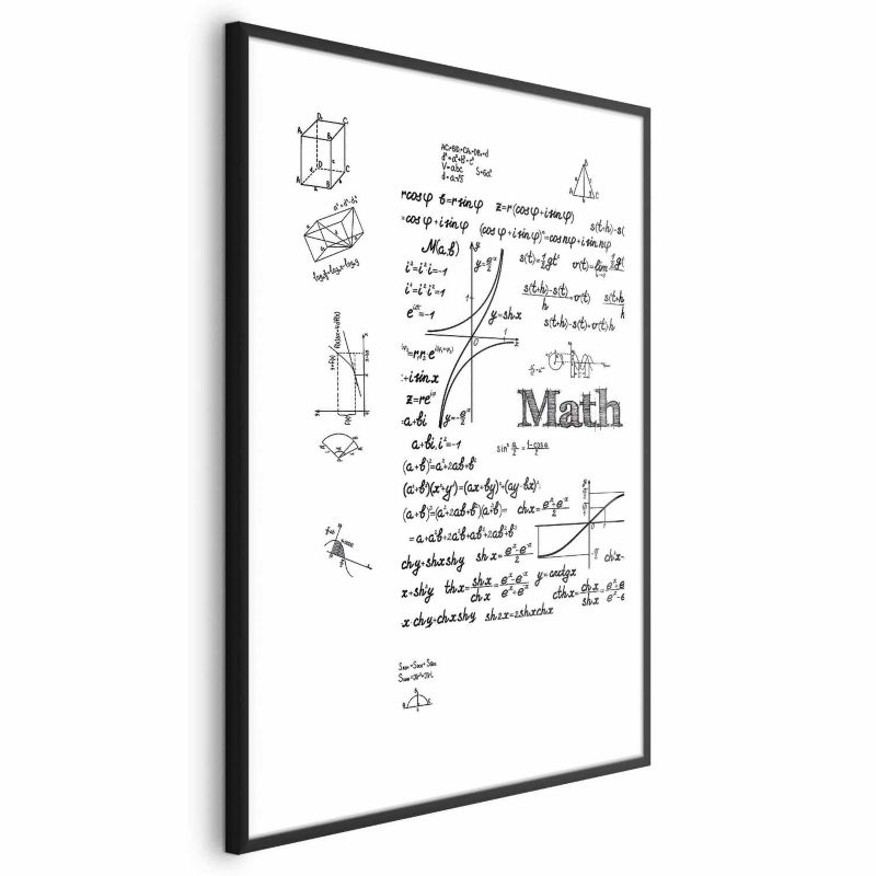 Plakat Artgeist Matematyka 29,7x42 cm z ramą czarną 1 szt