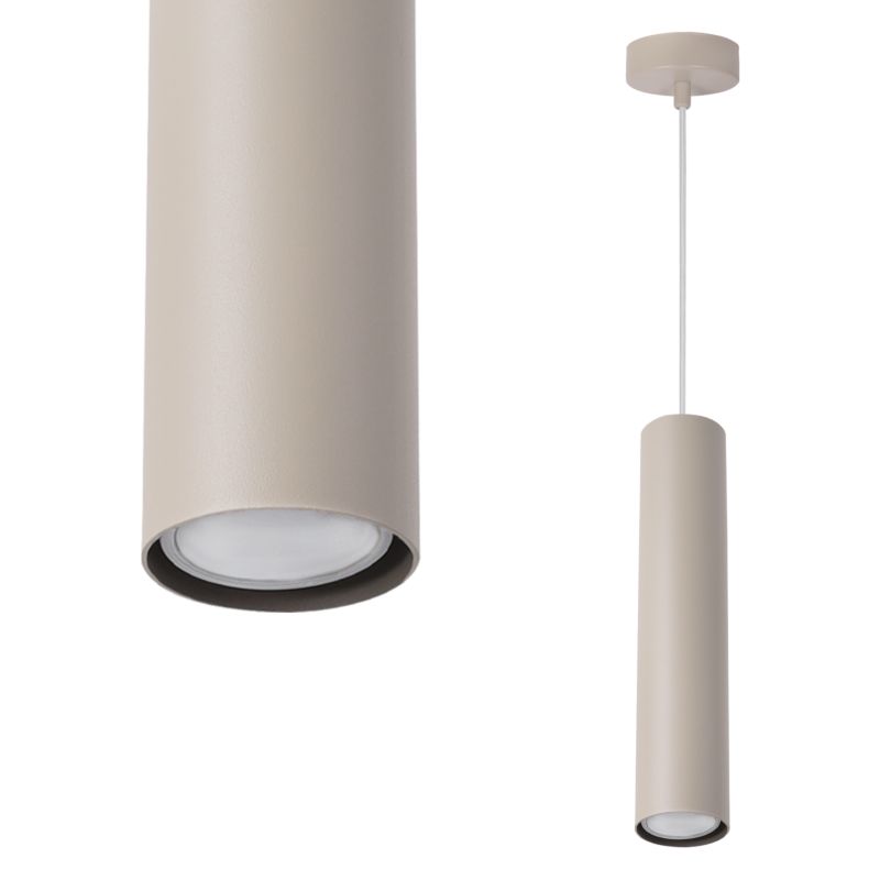 Lampa sufitowa wisząca Light Home LH Tuba 1x GU10 kaszmirowy 1szt.