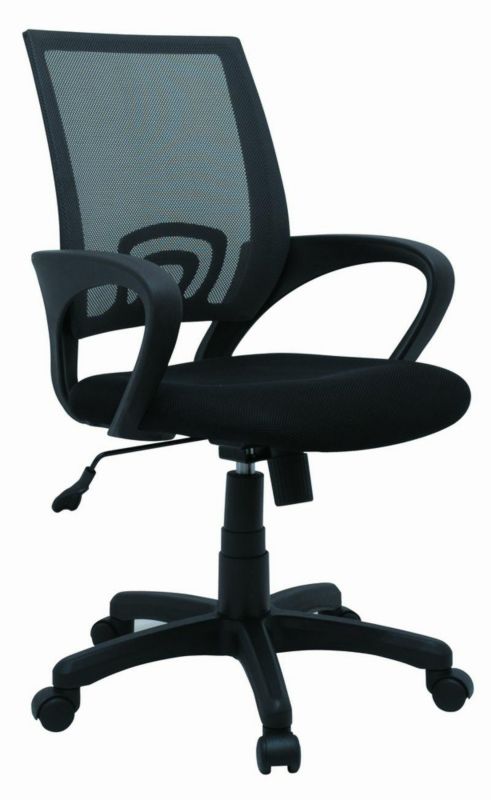 Fotel biurowy ergonomiczny Audra INTESI czarny obrotowy z podłokietnikami siatkowy do biura 1 szt.