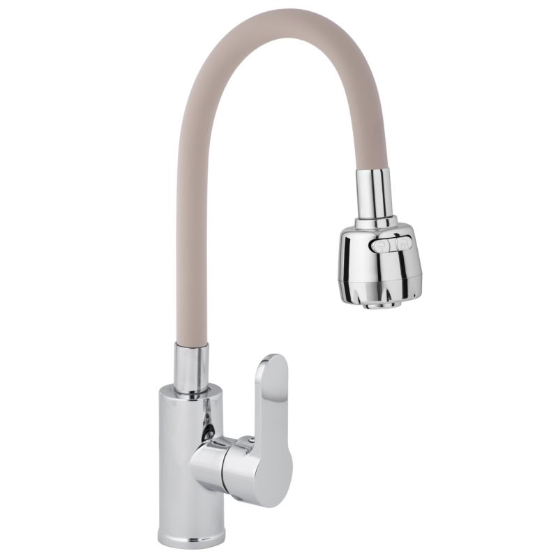 Bateria kuchenna POGO-BGE Yoka Home stojąca elastyczna beżowa - 1