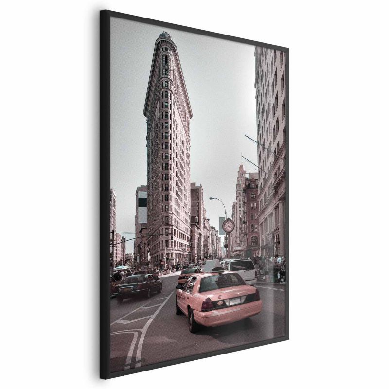 Plakat Artgeist Miejski ruch 60x90 cm z ramą czarną 1 szt