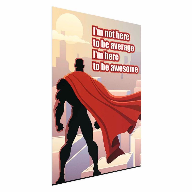 Plakat Artgeist Average 60x90 cm bez ramy 1 szt