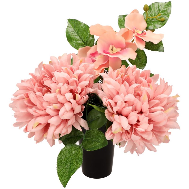 Kompozycja Jumi storczyk róże 2 x chryzantemy