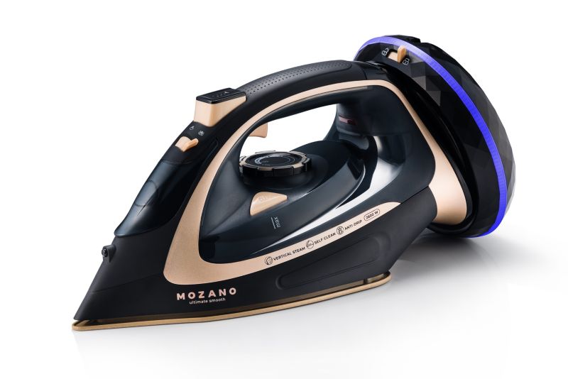 Żelazko parowe bezprzewodowe Mozano Ultimate Smooth Złote 1 szt.