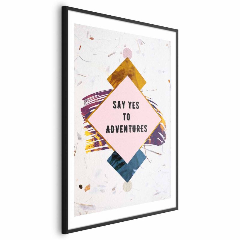 Plakat Artgeist Say yes 60x90 cm z ramą czarną 1 szt