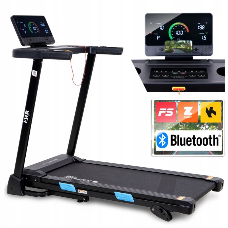 Bieżnia Sapphire SG-1800T Evox elektryczna Bluetooth Aplikacje, 1 szt.