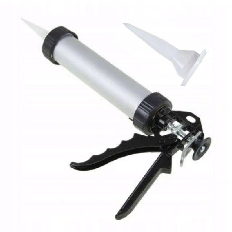 Wyciskacz do mas silikonu zamknięty 300 ml Polax 1 szt.