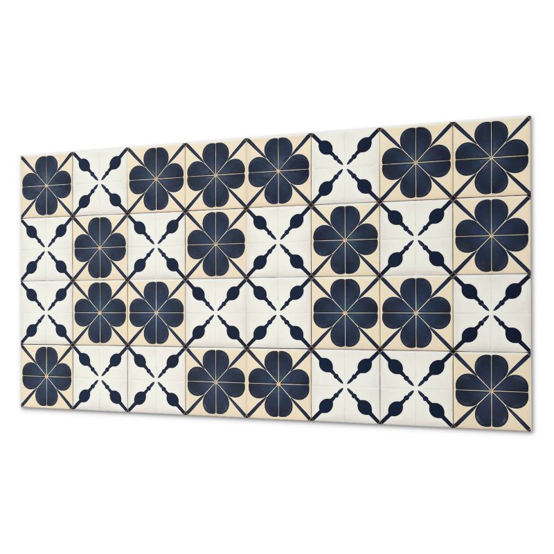 Winylowy Panel Z Grafiką ArtPrintCave 120x60 cm Wzór kwiatów na tle 1 szt.