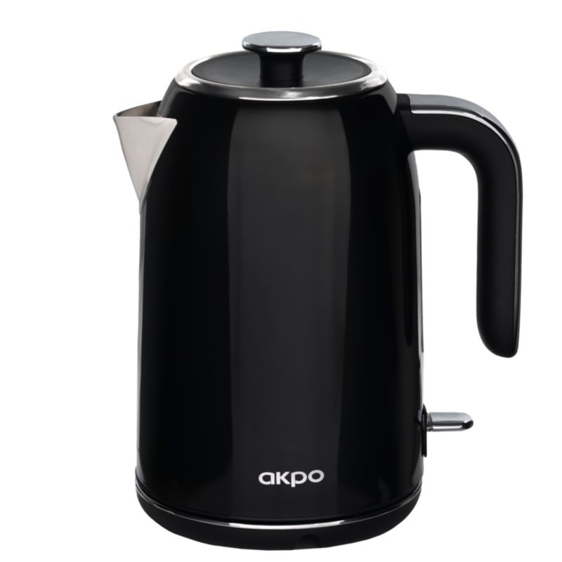 Czajnik akpo ahc 500cy 1.7l czarny połysk retro 1szt.