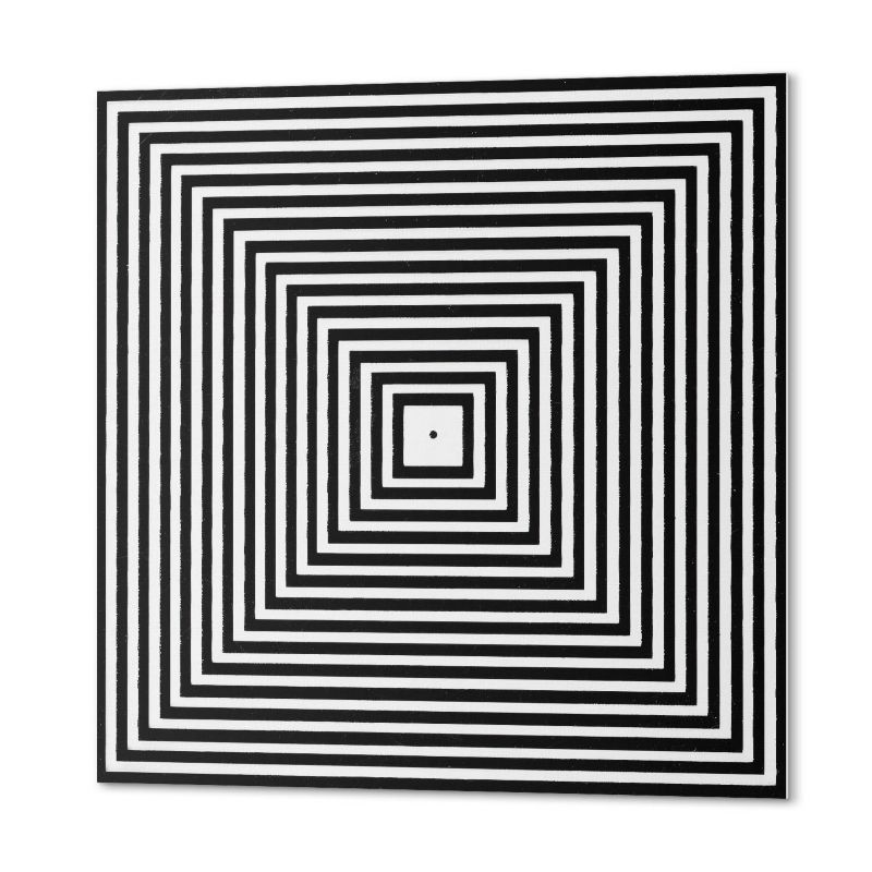 Ścienne Kafelki PCV ArtPrintCave 50x50 cm Koncentryczne linie w kwadratach 4 szt.