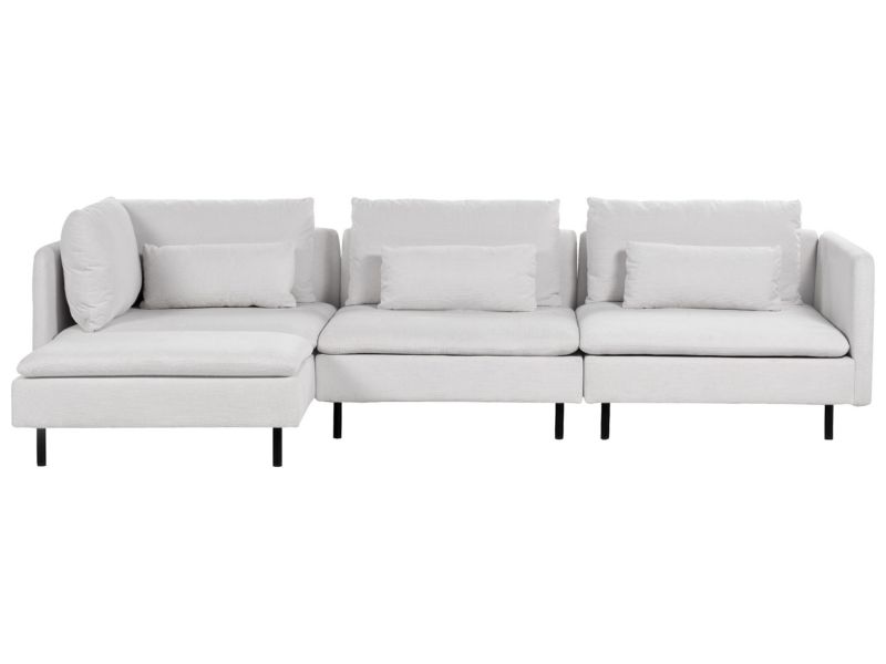 Sofa modułowa Egeris Jasnoszary Prawostronny 1 kpl