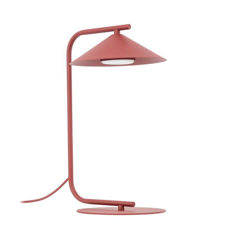Lampka Nocna Tk Lighting Lume bordowa stożek Burgund 1Xgx53 - 1szt.