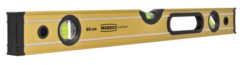 Poziomica anodowana Modeco Expert 60 cm max level gold uchwyt magnesy 1 szt.