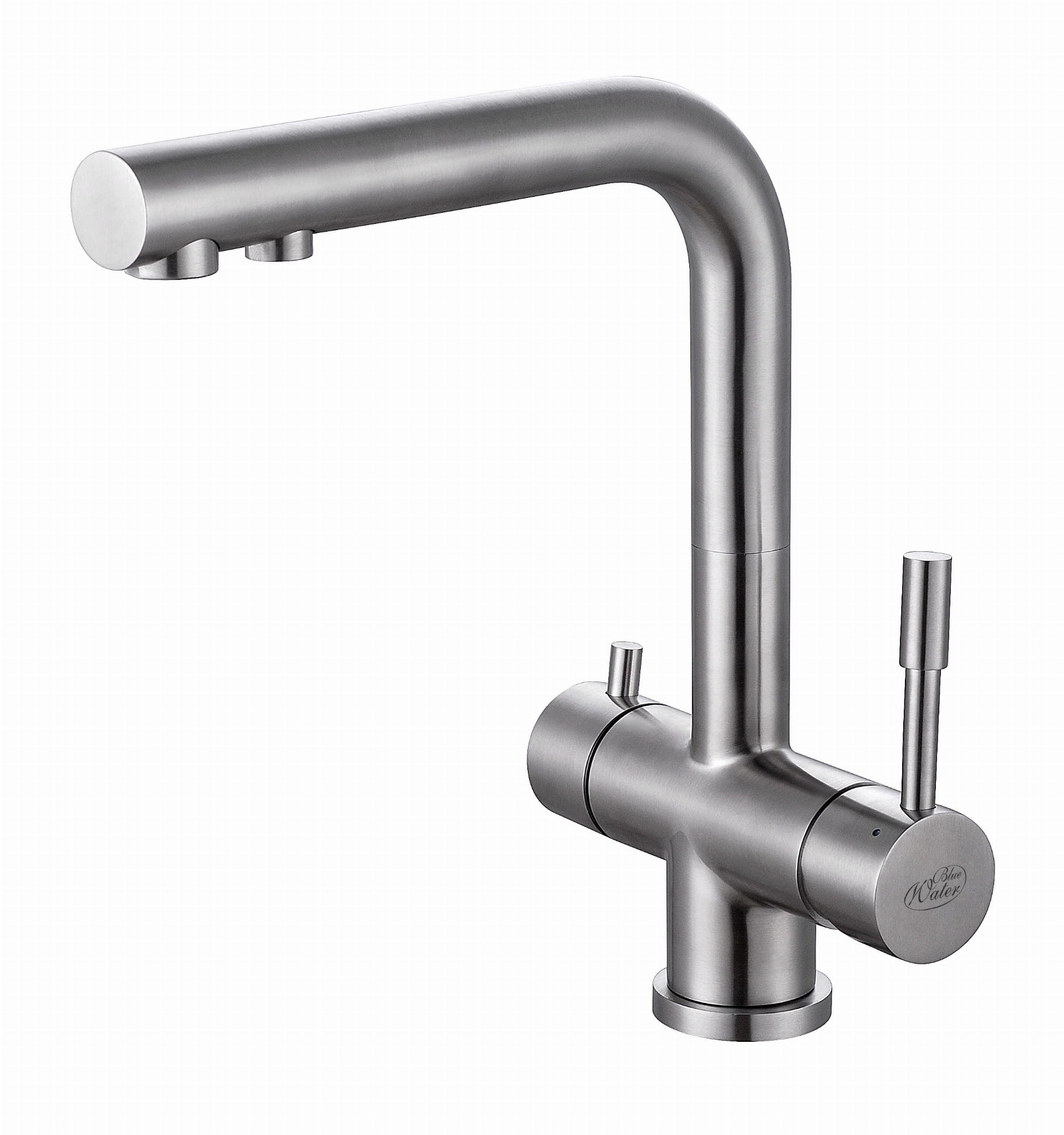 Zara inox bateria trójdrożna. Kran z możliwością podpięcia wody filtrowanej (bateria dwuobwodowa).