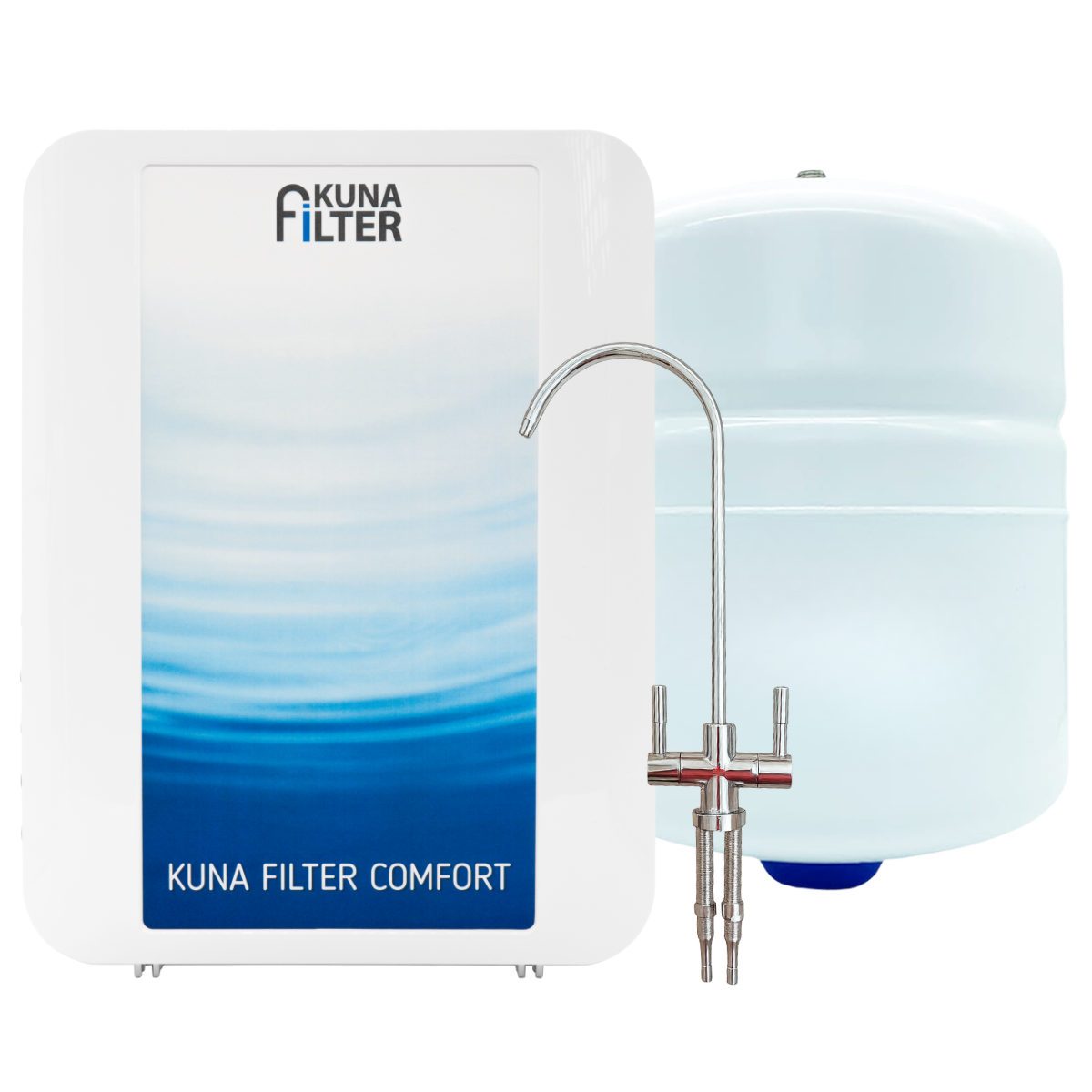 Kuna Filter Comfort REDOX. Woda alkaliczna z Twojego kranu. Woda Redox, jonizator wody.