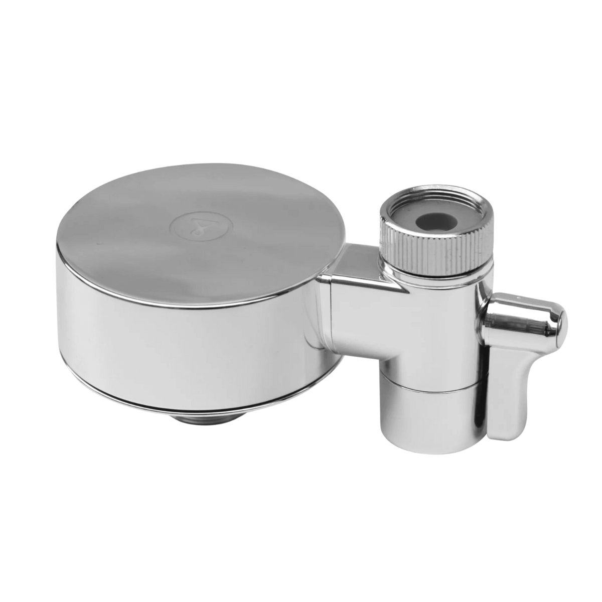 Filtr nakranowy Tappwater EcoPro Compact w kolorze chrom. Filtr wody na kran srebrny.