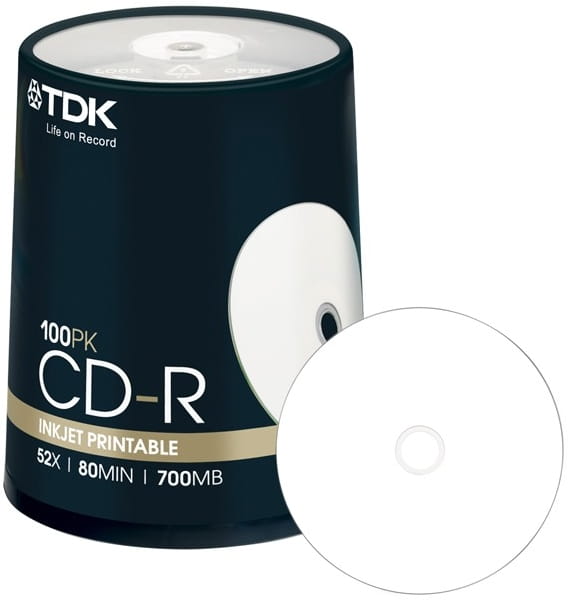 TDK CD-R x52 700MB PRINT FF c-100 t19884 - Henryx24