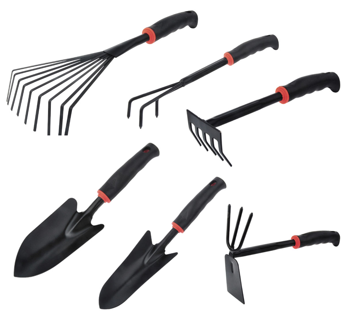 Zestaw narzędzi ogrodniczych AG692 6 sztuk - Henryx24