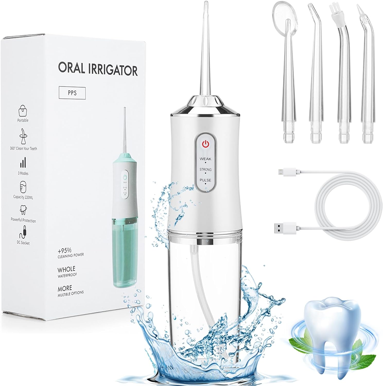 IRYGATOR do higieny jamy ustnej DA103 bezprzewodowy - Henryx24