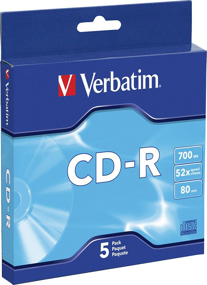 Verbatim CD-R x52 700MB EP SLIM op-5 98940 - Henryx24