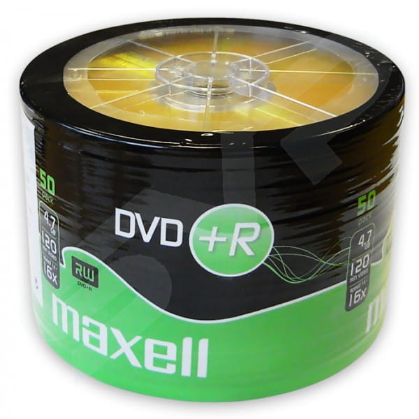 MAXELL DVD+R x16 4,7GB s-50 275736.30.TW - Henryx24