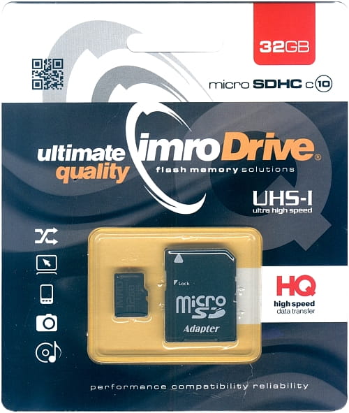 IMRO Micro SDHC 32GB class 10 UHS-1 MicroSD10/32G - Henryx24