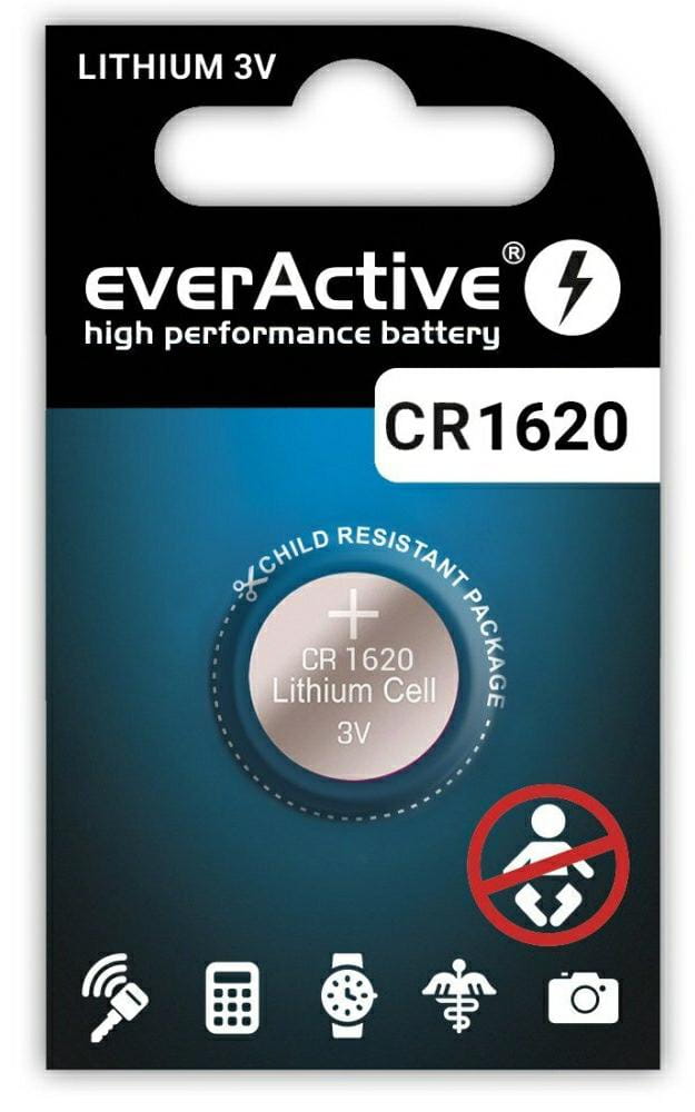 EVERACTIVE Bateria CR1620 3V - Henryx24