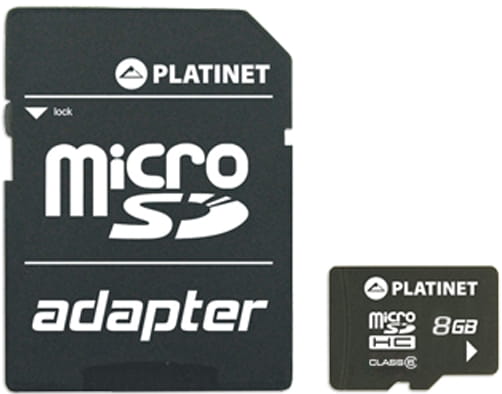 PLATINET Micro SDHC 8GB class 4 OEM Bulk bez adaptera - Henryx24