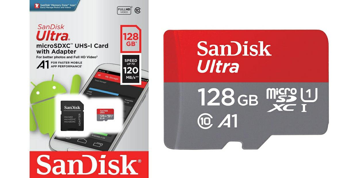 SanDisk Micro SDXC 128GB 120MB/s A1 cl10 SDSQUA4-128G-GN6MA - Henryx24